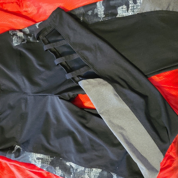 Pants - Black and gray womens Leggings